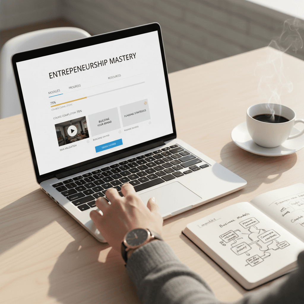 Systeme.io platform setup and course building