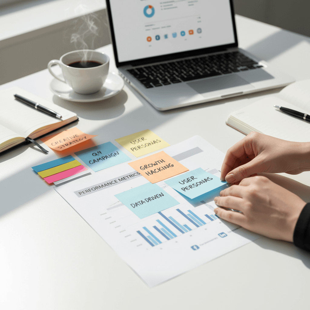 Marketing strategy planning workspace